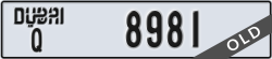 dubai - code - Q - number -8981