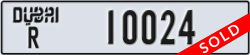 dubai - code - R - number -10024