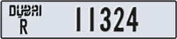 dubai - code - R - number -11324