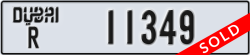dubai - code - R - number -11349