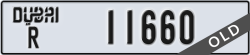 dubai - code - R - number -11660