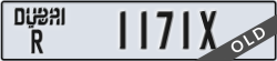 dubai - code - R - number -1171X