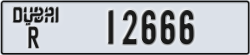 dubai - code - R - number -12666