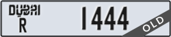 dubai - code - R - number -1444