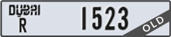 dubai - code - R - number -1523
