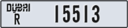 dubai - code - R - number -15513