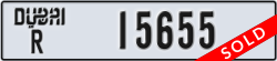 dubai - code - R - number -15655