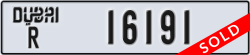 dubai - code - R - number -16191