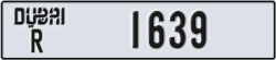 dubai - code - R - number -1639