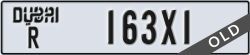 dubai - code - R - number -163X1