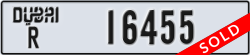 dubai - code - R - number -16455