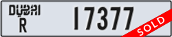 dubai - code - R - number -17377