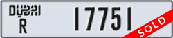 dubai - code - R - number -17751