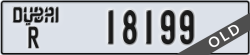 dubai - code - R - number -18199