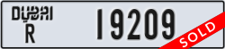 dubai - code - R - number -19209