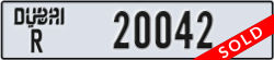 dubai - code - R - number -20042