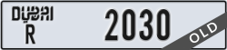 dubai - code - R - number -2030