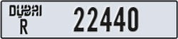 dubai - code - R - number -22440