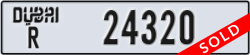 dubai - code - R - number -24320