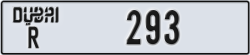 dubai - code - R - number -293