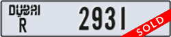 dubai - code - R - number -2931