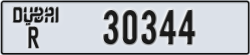 dubai - code - R - number -30344