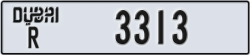 dubai - code - R - number -3313