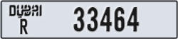 dubai - code - R - number -33385