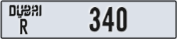 dubai - code - R - number -340