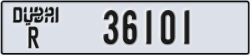 dubai - code - R - number -36022