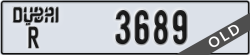 dubai - code - R - number -3689