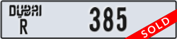 dubai - code - R - number -385