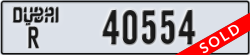 dubai - code - R - number -40554