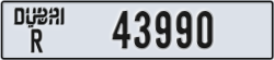 dubai - code - R - number -43990