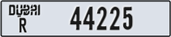 dubai - code - R - number -44225