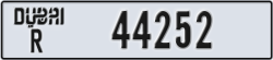 dubai - code - R - number -44252