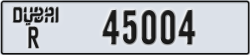 dubai - code - R - number -45004