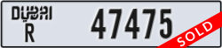 dubai - code - R - number -47475