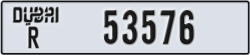 dubai - code - R - number -53576