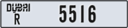 dubai - code - R - number -5516