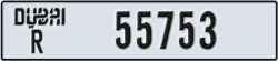 dubai - code - R - number -55753