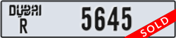dubai - code - R - number -5645