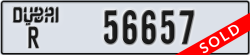 dubai - code - R - number -56657