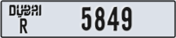 dubai - code - R - number -5770