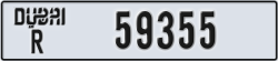 dubai - code - R - number -59355