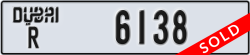 dubai - code - R - number -6138
