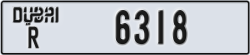 dubai - code - R - number -6318