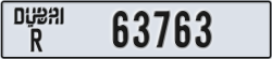 dubai - code - R - number -63763