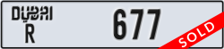 dubai - code - R - number -677