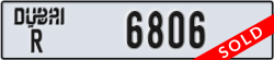 dubai - code - R - number -6806
